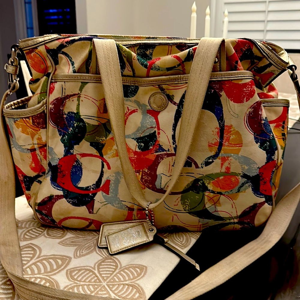 Coach Diaper bag!